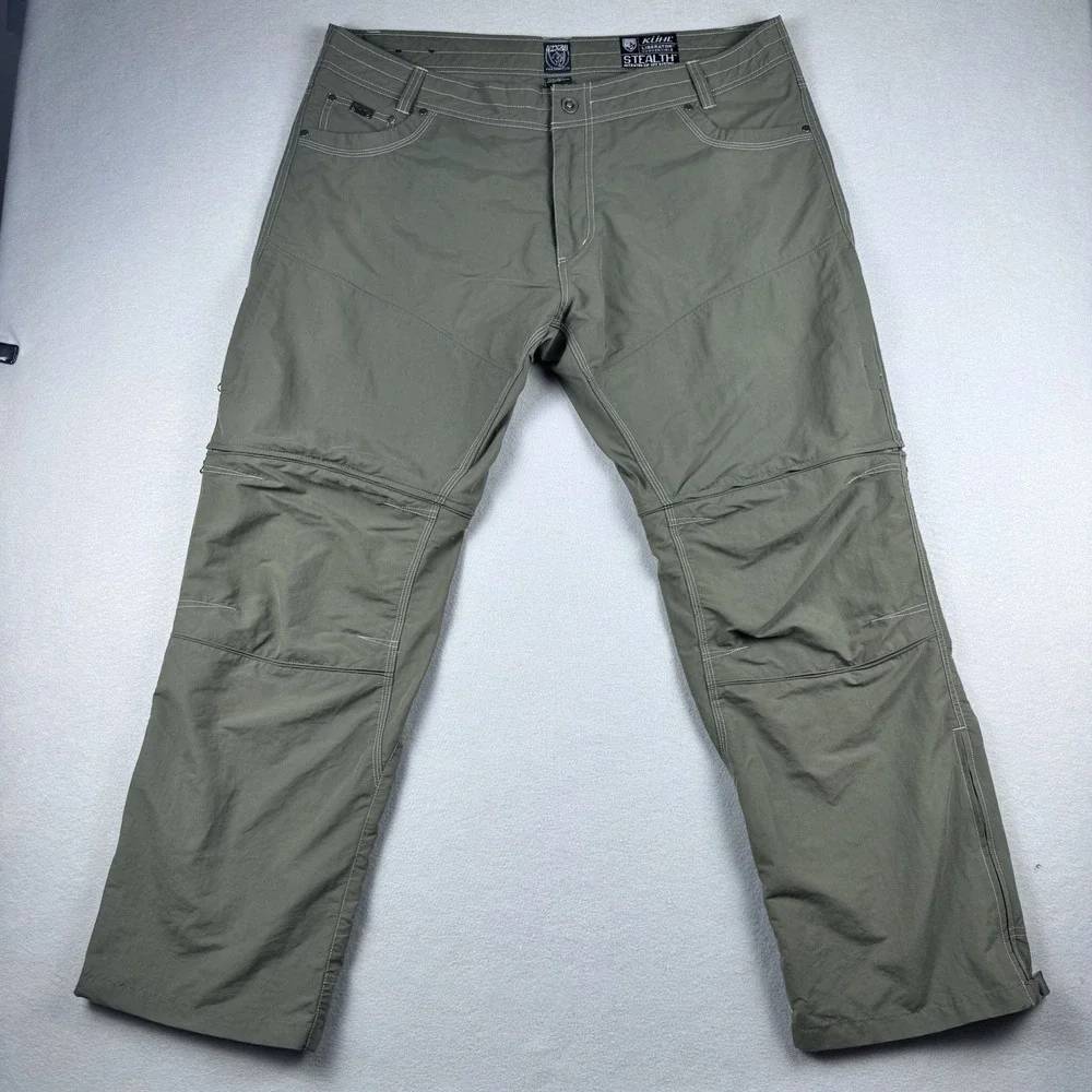 Kuhl Liberator Convertible Pant 42x30 Green Stealth Hiking Gorpcore Outdoors